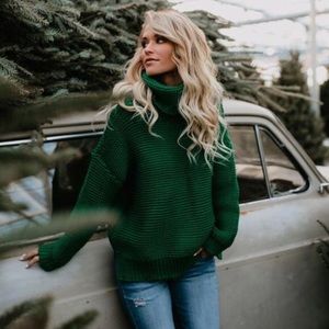 COPY - Blushing Heart Evergreen Sweater